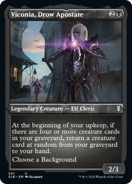 Viconia, Drow Apostate (Foil Etched) [Commander Legends: Battle for Baldur's Gate]