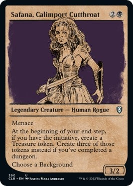Safana, Calimport Cutthroat (Showcase) [Commander Legends: Battle for Baldur's Gate]