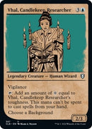 Vhal, Candlekeep Researcher (Showcase) [Commander Legends: Battle for Baldur's Gate]