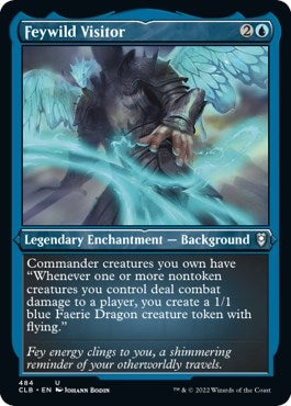 Feywild Visitor Foil Etched (484) [CLB]