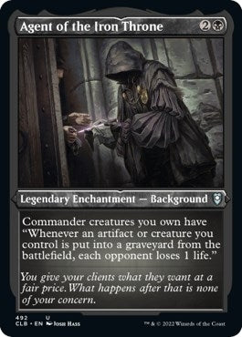 Agent of the Iron Throne Foil Etched (492) [CLB]