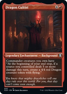 Dragon Cultist Foil Etched (503) [CLB]