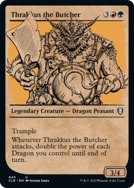 Thrakkus the Butcher (Showcase) [Commander Legends: Battle for Baldur's Gate]