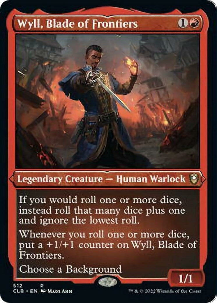 Wyll, Blade of Frontiers (Foil Etched) [Commander Legends: Battle for Baldur's Gate]
