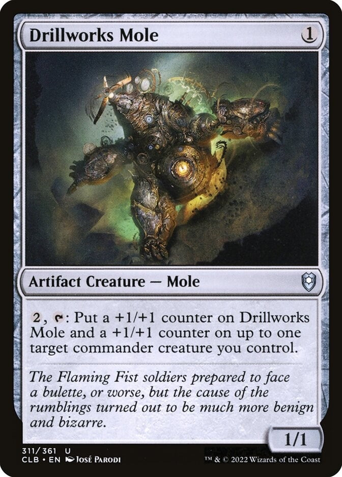 Drillworks Mole [Commander Legends: Battle for Baldur's Gate]