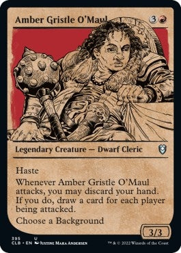 Amber Gristle O'Maul (Showcase) [Commander Legends: Battle for Baldur's Gate]