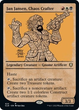 Jan Jansen, Chaos Crafter (Showcase) [Commander Legends: Battle for Baldur's Gate]