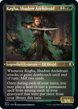 Kagha Shadow Archdruid Foil Etched (537) [CLB]