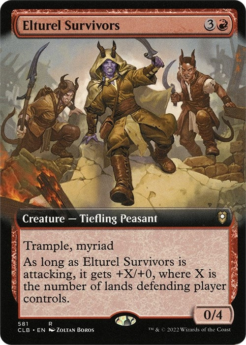 Elturel Survivors Extended Art (581) [CLB]
