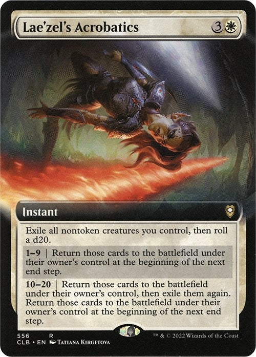 Laezels Acrobatics Extended Art (556) [CLB]