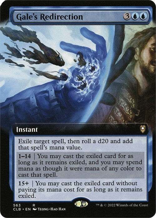 Gale's Redirection (Extended Art) [Commander Legends: Battle for Baldur's Gate]