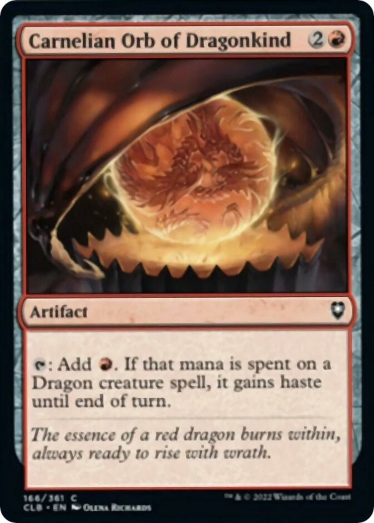 Carnelian Orb of Dragonkind (166) [CLB]