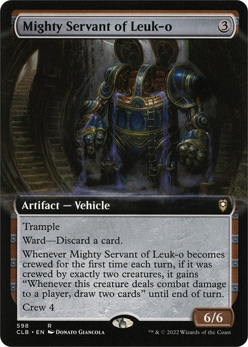Mighty Servant of Leuk-o (Extended Art) [Commander Legends: Battle for Baldur's Gate]