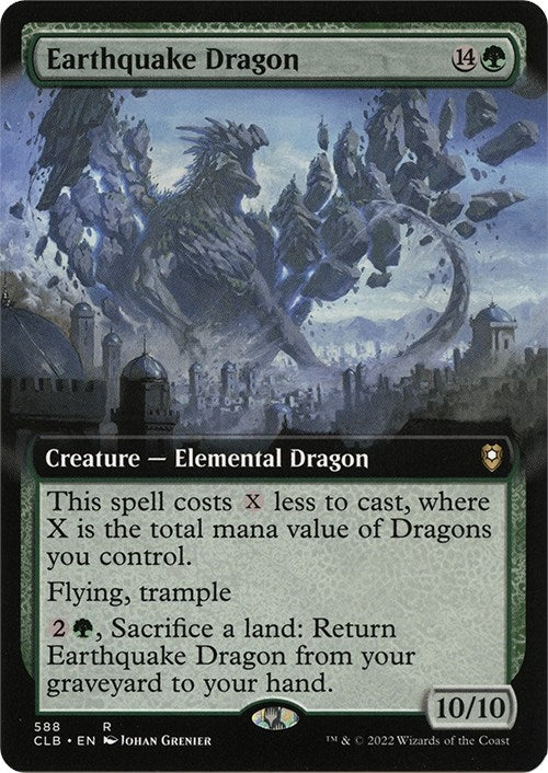 Earthquake Dragon Extended Art (588) [CLB]
