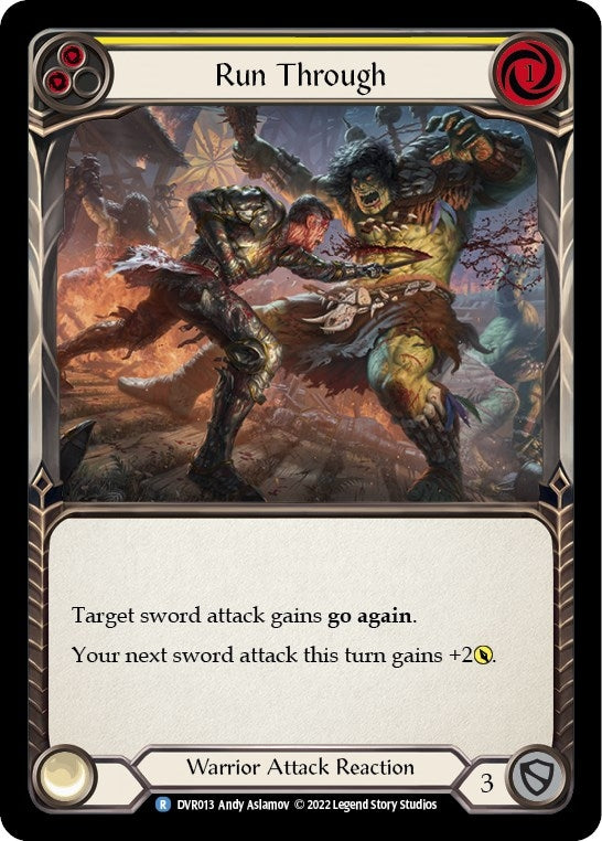 Image for Run Through [Classic Battles: Rhinar vs Dorinthea]
