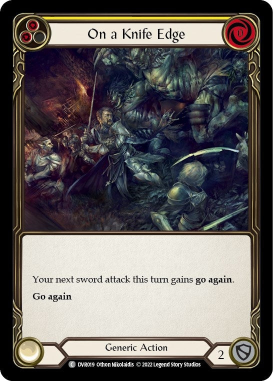Image for On a Knife Edge [Classic Battles: Rhinar vs Dorinthea]