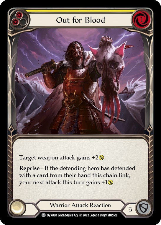 Image for Out for Blood [Classic Battles: Rhinar vs Dorinthea]