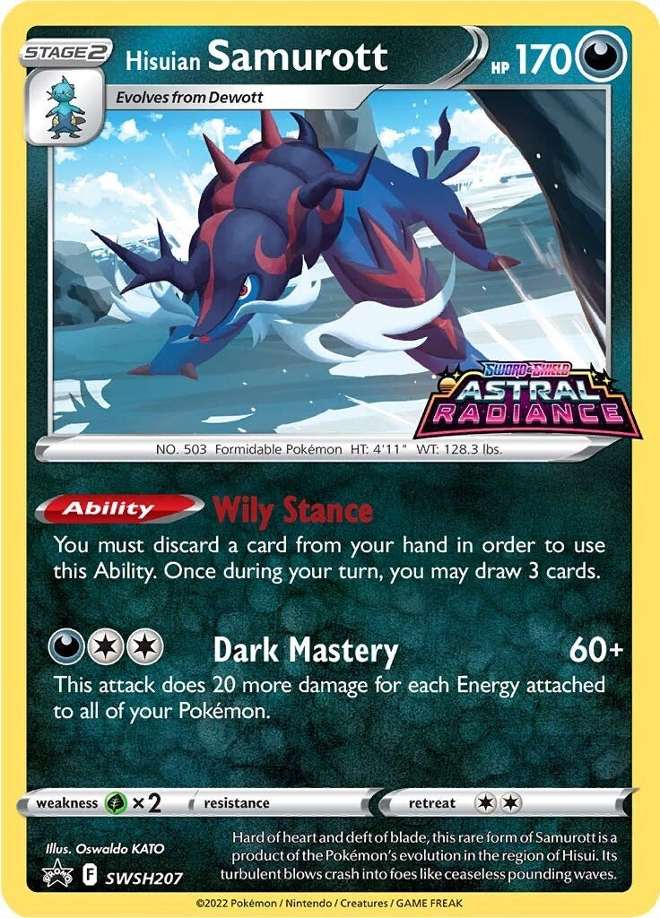 Hisuian Samurott - SWSH207 (SWSH207) (SWSH: Sword & Shield Promo Cards)