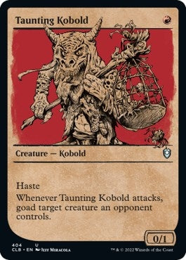 Taunting Kobold (Showcase) [Commander Legends: Battle for Baldur's Gate]