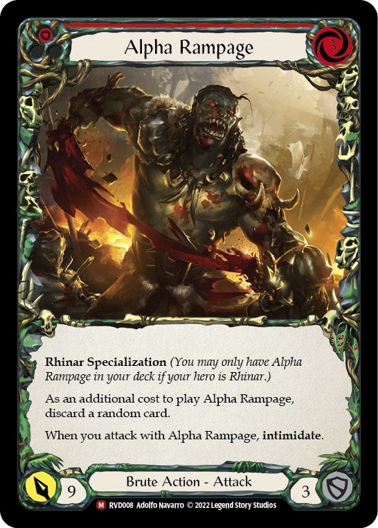 Image for Alpha Rampage [Classic Battles: Rhinar vs Dorinthea]