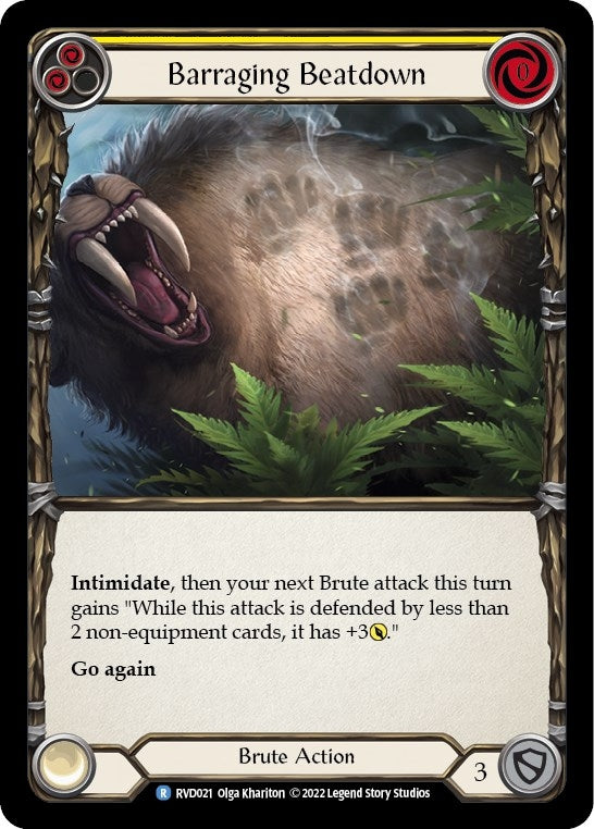Image for Barraging Beatdown [Classic Battles: Rhinar vs Dorinthea]