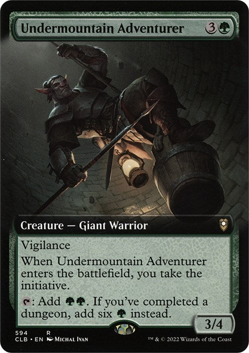 Undermountain Adventurer Extended Art (594) [CLB]