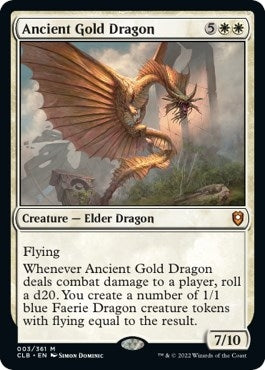 Ancient Gold Dragon (3) [CLB]