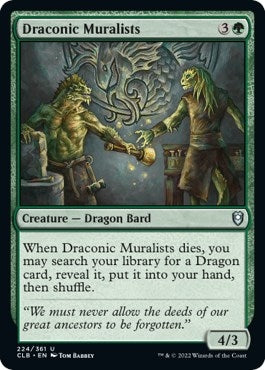 Draconic Muralists [Commander Legends: Battle for Baldur's Gate]