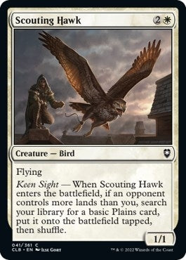 Scouting Hawk [Commander Legends: Battle for Baldur's Gate]