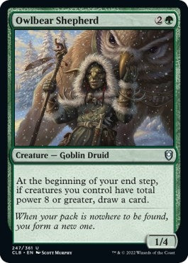 Owlbear Shepherd [Commander Legends: Battle for Baldur's Gate]