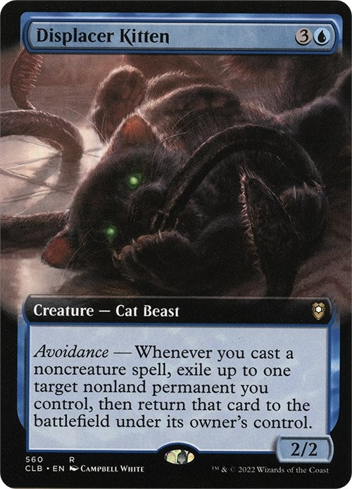 Displacer Kitten Extended Art (560) [CLB]