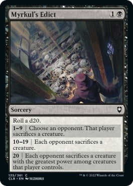 Myrkul's Edict [Commander Legends: Battle for Baldur's Gate]