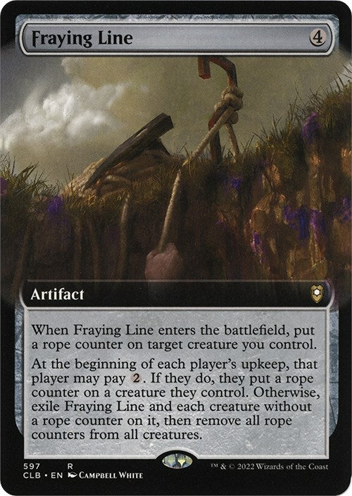 Fraying Line Extended Art (597) [CLB]