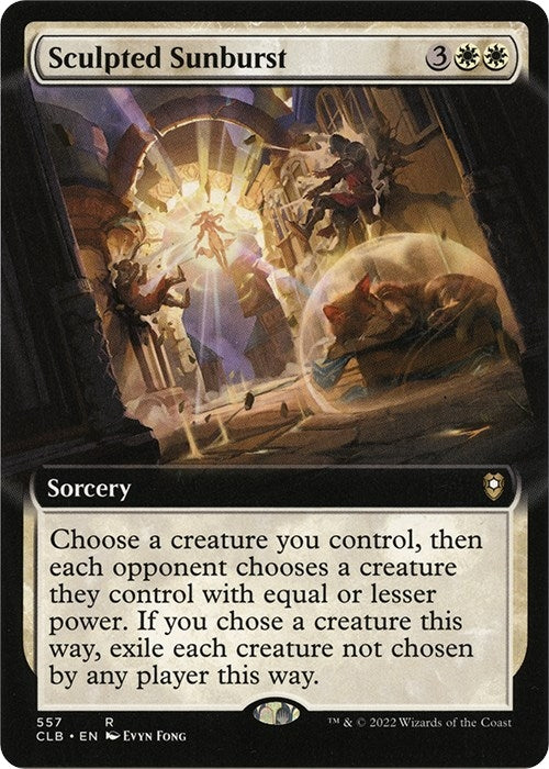 Sculpted Sunburst Extended Art (557) [CLB]