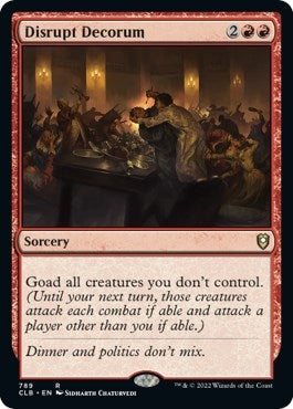 Disrupt Decorum (789) [CLB]