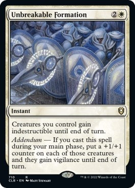 Unbreakable Formation (710) [CLB]