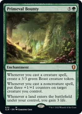 Primeval Bounty (830) [CLB]