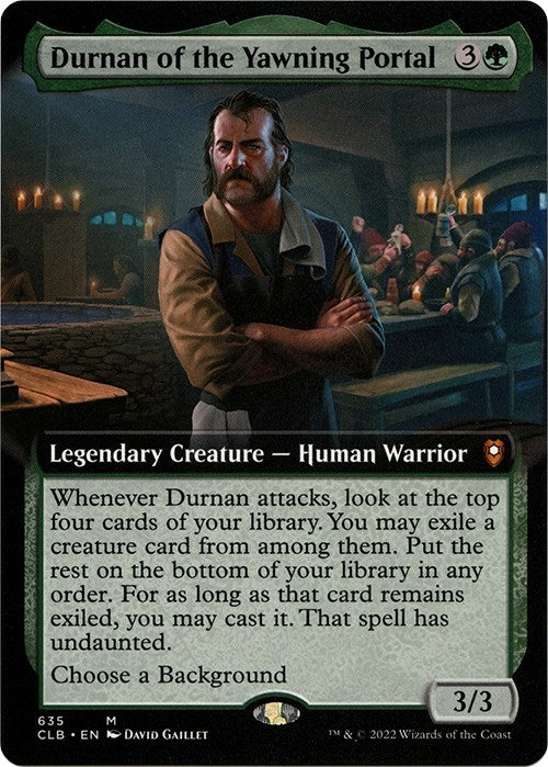 Durnan of the Yawning Portal Extended Art (635) [CLB]