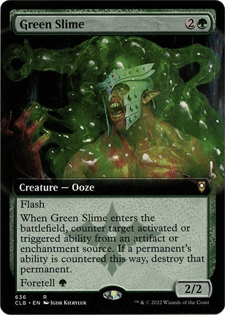 Green Slime Extended Art (636) [CLB]