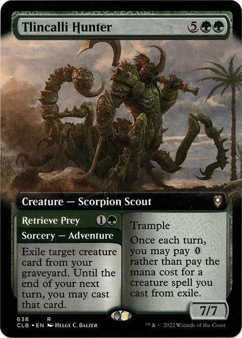 Tlincalli Hunter Extended Art (638) [CLB]