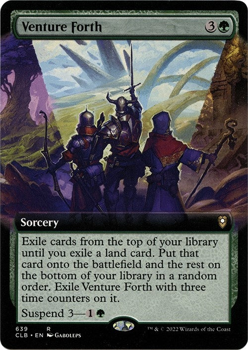 Venture Forth Extended Art (639) [CLB]