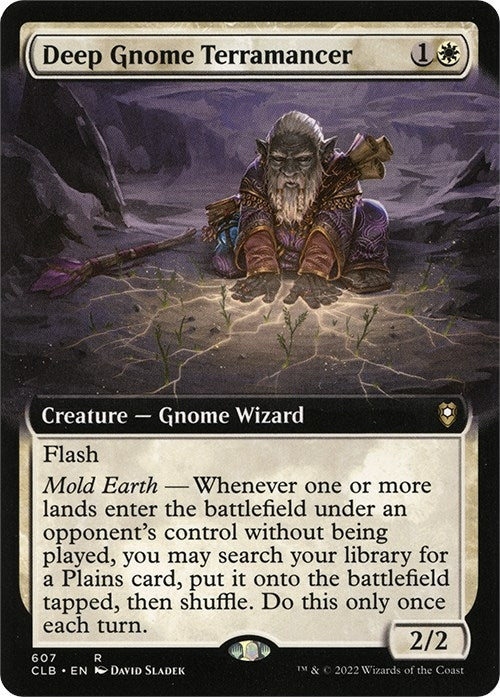 Deep Gnome Terramancer Extended Art (607) [CLB]