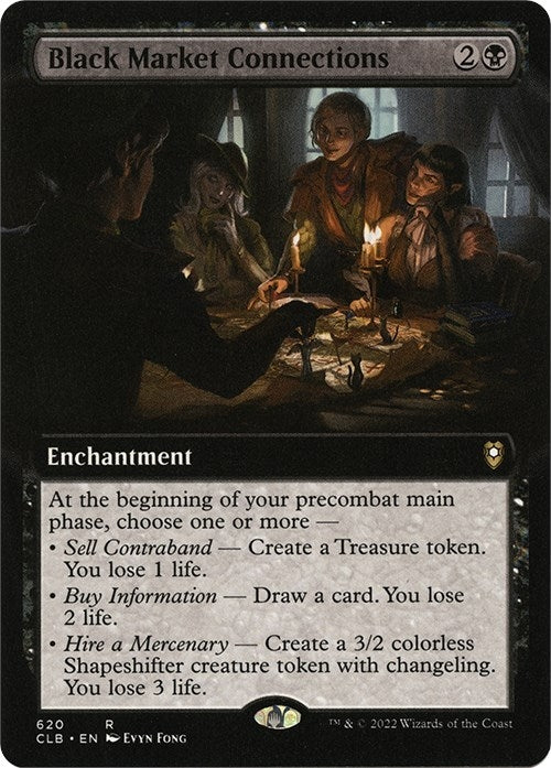 Black Market Connections Extended Art (620) [CLB]