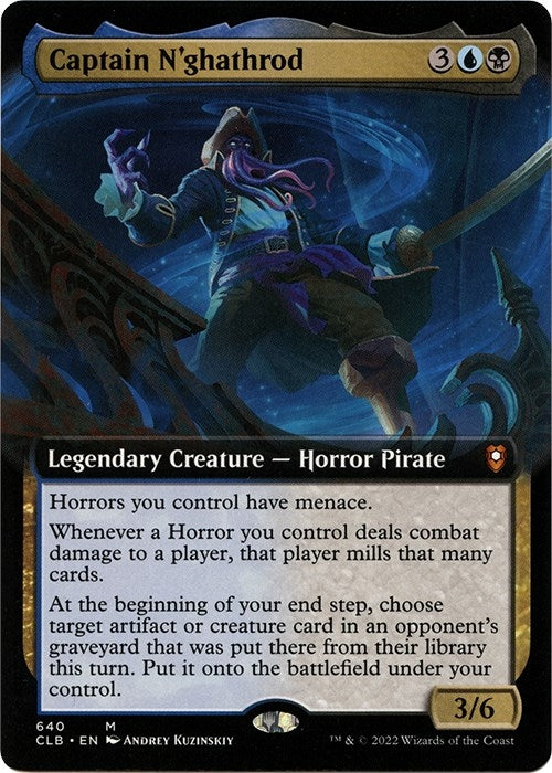 Captain Nghathrod Extended Art (640) [CLB]