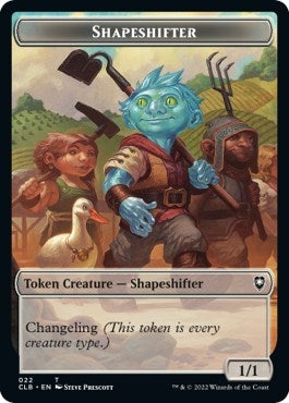 Shapeshifter 022 Clue Double sided Token [CLB]