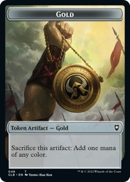 Gold Dragon Double sided Token [CLB]