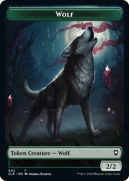 Wolf Insect Double sided Token [CLB]