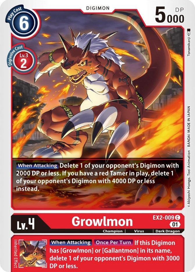 Image for Growlmon [Digital Hazard]