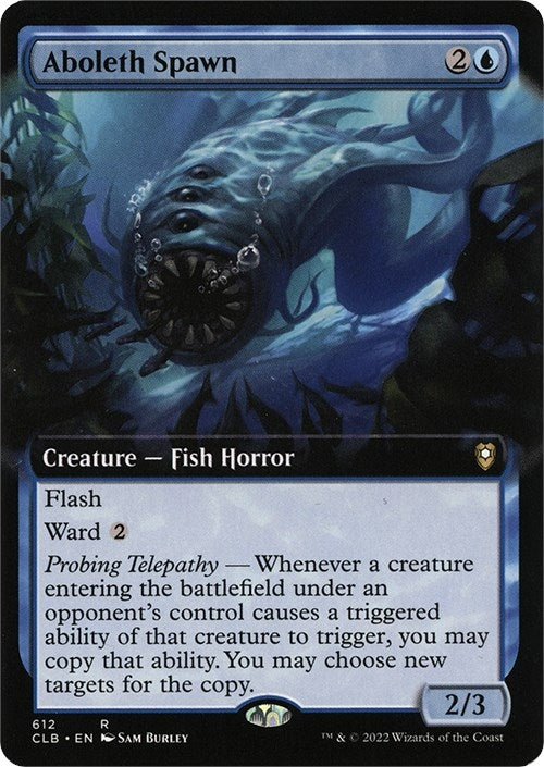 Aboleth Spawn Extended Art (612) [CLB]