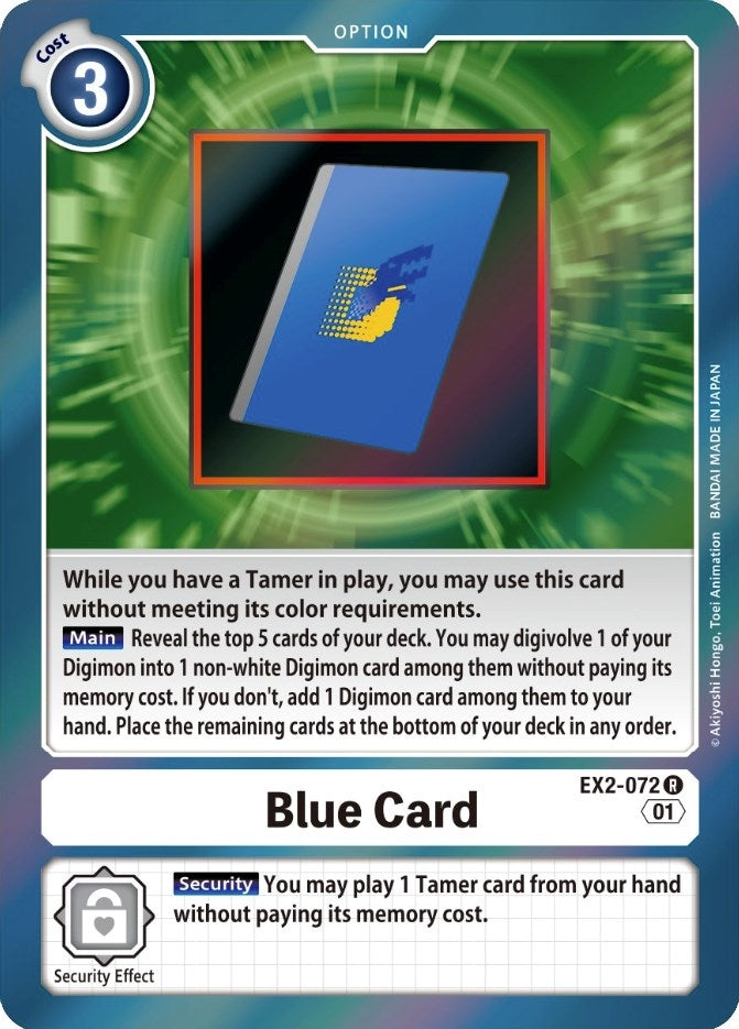 Image for Blue Card [Digital Hazard]